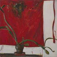 Cactus with Red Apron I